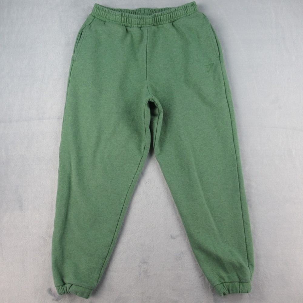 Gymshark Mens Rest Day Joggers Green Heathered Sweatpants Size Medium B2A7Q